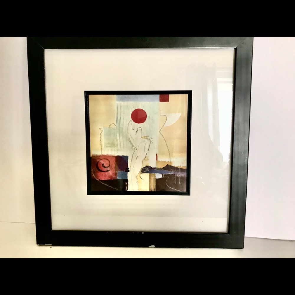 2 Alfred Alexander Gockel Abstract Art Frames